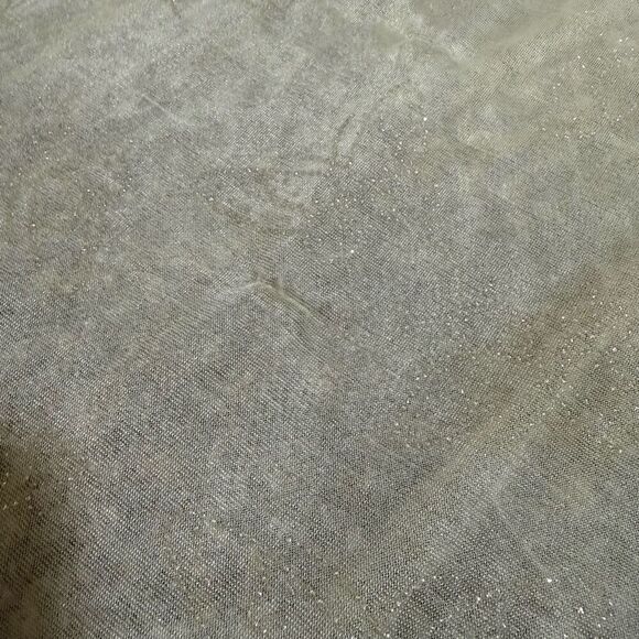 Cream Tan Butterfly Y2K Neck Scarf 90s Fringe Tassel Rhinestone - Picture 3 of 7